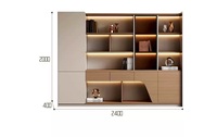 Bureau de direction en bois CEO Ascend and Descend, mobilier de bureau, bureau de direction au design moderne, plateau en bois de noyer