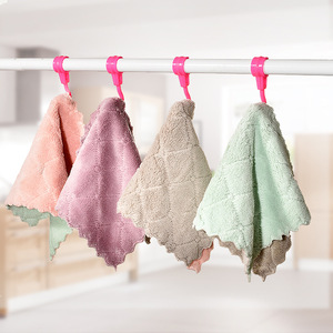 Soumei Hidemi Chiffon de nettoyage en fibre de bambou épaissi, torchon bicolore pour la cuisine, usage polyvalent - Product Image 1