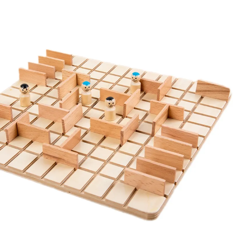 Multi-persona intelligenza del cervello giocattolo in legno di scacchi di gioco nuovo Design in legno per bambini doppio pensiero logico gioco Desktop