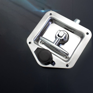 مقطورة مصقولة من الفولاذ المقاوم للصدأ قابلة للطي <span class=keywords><strong>T</strong></span> مقبض ضغط لوحة مجداف مزلاج RV شاحنة قفل صندوق أدوات لدرج UTE - Product Image 4