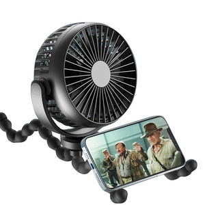 Trépieds flexibles, ventilateur pieuvre rechargeable, ventilateur USB portable, poussette avec batterie externe - Product Image 3