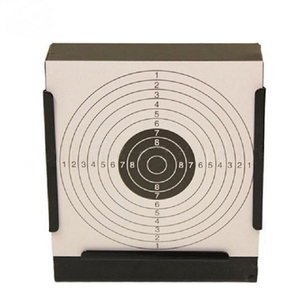 Bestseller: Supporto per Bersagli in Acciaio 14x14cm, Profondità 4cm, Include 20 Bersagli per Allenamento, Accessorio per Azzeramento - Product Image 2