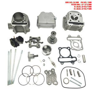 Kit cylindre et culasse <span class=keywords><strong>GY6</strong></span> 125 150 155 170 175 180 pour moteur 4 temps de scooter chinois ZNEN TAOTAO KEEWAY <span class=keywords><strong>BAOTIAN</strong></span> JMSTAR - Product Image 3