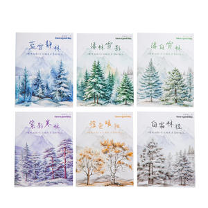 20 autocollants PET par paquet Arbre Ombre dans la <span class=keywords><strong>neige</strong></span> Série Hiver Arbre Aménagement Paysager Manuel Matériaux 6 - Product Image 5