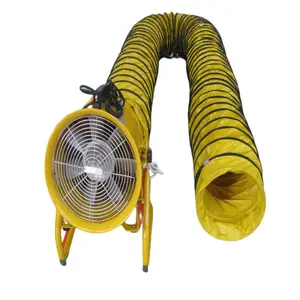 Tuyau de conduit flexible de conditionnement d'air de DFV-550 22 pouces 5 mètres pour conduits pliables