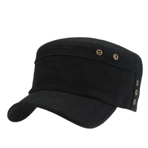 빈 남성 평면 상단 캡/싼 사용자 정의 로고/군사 하드 모자 도매 - Product Image 3