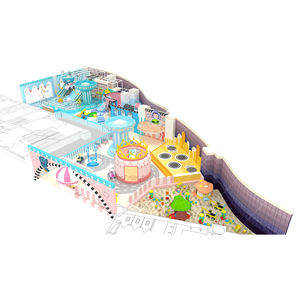 Parque Infantil de interior de tierra feliz, relleno de pared suave OEM para patio de juegos interior para niños - Product Image 1