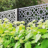 WPC Pvc Cnc Laser Cut Screen Room Clôture Diviseur Panneau de conception murale pour panneau mural intérieur extérieur