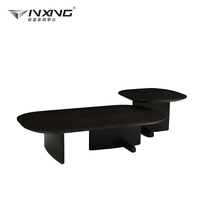 Meilleur prix Table basse moderne en bois durable avec placage fumé pour le salon
