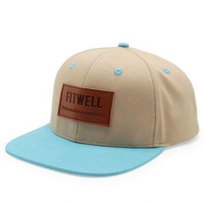 Casquettes Snapback de haute qualité avec logo personnalisé en cuir et visière plate - Product Image 6