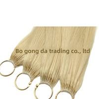Extensions de cheveux en plumes de troisième génération, couleur à 9 tons, sans casse, invisibles, tressées, peuvent être permanentées et teintes