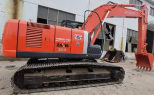 Excavadora usada Durable medio Hitachi, motor original usado en buenas condiciones, usado con buen motor de lavado - Product Image 6