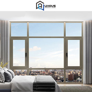 Nfrc as2047 cách âm đôi kính cách nhiệt Nhôm kính cửa sổ thiết kế tác động hiệu quả năng lượng cửa sổ nhôm - Product Image 2
