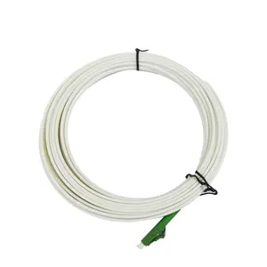 1FO LC APC OS2 G.657.A2 30m 50m LSZH White Preconnected Connector Fiber Cable