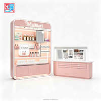 Comptoir de présentation de maquillage multifonctionnel Yabo avec miroir, offre spéciale pour les magasins de détail