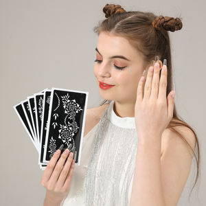 Plantilla de <span class=keywords><strong>Tatuaje</strong></span> de Henna Reutilizable <span class=keywords><strong>con</strong></span> Letras y Palabras al por Mayor, Pintura de <span class=keywords><strong>Tatuaje</strong></span> de Henna de Lujo a Prueba de Agua para Cuerpo y Manos, Maquillaje de Henna, <span class=keywords><strong>Tatuaje</strong></span> Temporal Falso - Product Image 4