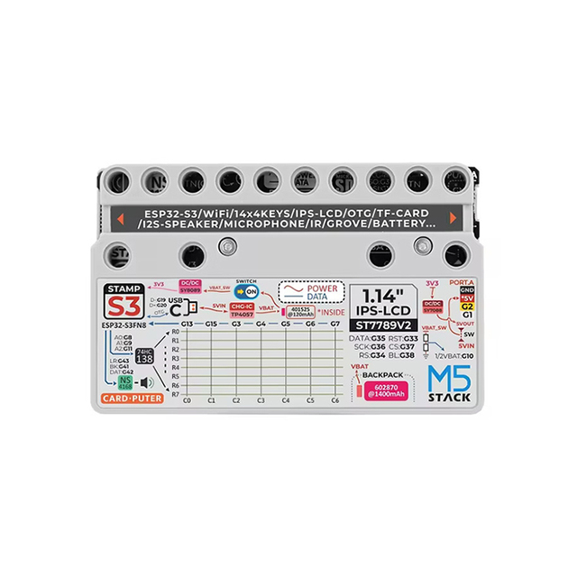 Hot M5stack Cardputer StampS3 Microcontroller 56 Key Keyboard Card Computer Development Board