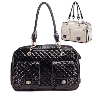 Teddy Pet Carrier Bag Portable Dog <b>Cat</b> Tote <b>Backpack</b> Solid Color White And Black 6 Jin Capacity - Product Image 1