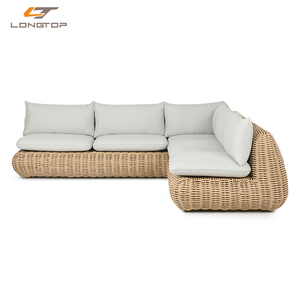 Mobili in Rattan per <span class=keywords><strong>terrazza</strong></span> con divano da esterno in bambù dal Design popolare con Set da giardino per braciere - Product Image 5