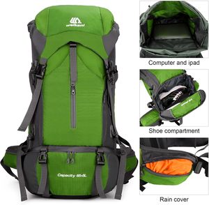 Free Sample Wholesale Custom Polyester Zipper Closure <b>Heavy</b> <b>Duty</b> Waterproof Hiking <b>Backpack</b> for Disc Golf Mountaineering Camping - Product Image 6