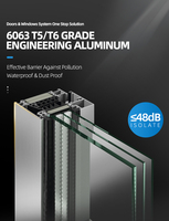 Ventanas Abatibles de Aluminio DEEZON Personalizadas con Doble Vidrio y Malla Mosquitera, Apertura Exterior Estándar