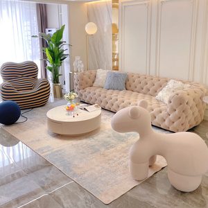 Divano Baxter Modello Lunar Surface Stile Minimalista Italiano con Lavorazione a Bottoni per Soggiorno Lineare - Product Image 6