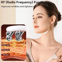 Masseur facial et TMJ Eveekon avec 8 rouleaux, masseur facial 5 en 1, rouleau facial, masseur de la mâchoire et du TMJ pour le drainage lymphatique à domicile