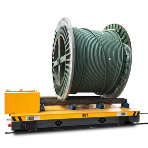 Atölyelerde Büyük İş Parçaları, Makineler ve Ekipmanları Taşımak İçin Endüstriyel Kablo Tamburlu Motorlu Transfer Aracı - Product Image 6