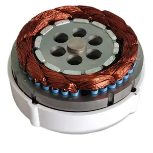 Hochwertiger 600W Lou Drehmoment Axial fluss Permanent magnet Synchron generator mit niedriger Drehzahl und Sockel