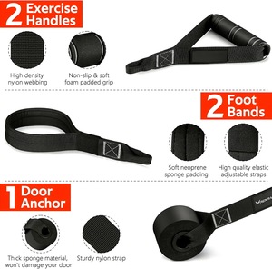 CZFIT Bandas de Resistencia y Cuerdas de Yoga, Expansor de Goma, Elástico de Ejercicio con Barra de Entrenamiento, 12 Piezas, Tubo de Resistencia para Fitness - Product Image 5