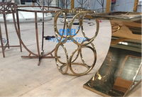 CICEL CCZK-2242-ION CCZK-2030-ION métal meubles chaises tables or machine de placage pvd