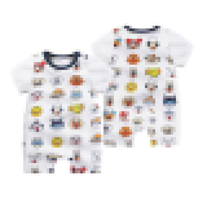 Combinaisons pour bébés en coton biologique à motifs de dessins animés, vêtements pour bébés en gros provenant d'une usine chinoise - Product Image 2