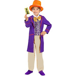 Disfraz <span class=keywords><strong>de</strong></span> Halloween para Niños, Disfraz <span class=keywords><strong>de</strong></span> Willy Wonka <span class=keywords><strong>de</strong></span> la Fábrica <span class=keywords><strong>de</strong></span> <span class=keywords><strong>Chocolate</strong></span>, Uniforme <span class=keywords><strong>de</strong></span> <span class=keywords><strong>Charlie</strong></span>, Cosplay, RMOV-002 - Product Image 1