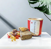 Pâte à base de plantes naturelles en conserve (en boîte) avec dattes rouges, baies de goji, longanes et sucre brun 200ml pour infusion chaude pour soulager la toux