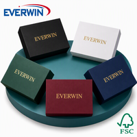 Boîte cadeau rigide personnalisée EVERWIN certifiée FSC, colorée, avec logo, emballage en papier de luxe pour bijoux, parfums, vêtements et cadeaux