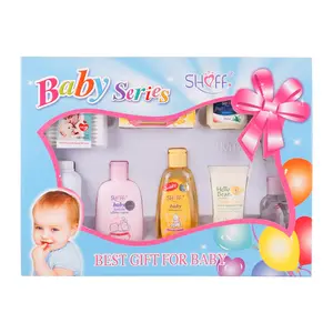 Baby Daily Care Baby Geschenkset mit einer Vielzahl von Hautpflege-und Bade produkten zur Ernährung von Babys, 9 Artikel