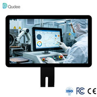 Pantalla Táctil PCAP de 17.3 Pulgadas con Triple Interfaz USB I2C RS232, Kit Táctil Industrial