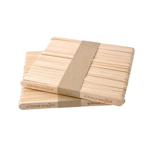 Houten Was Spatels Kit Voor Gezicht En Kleine Haarverwijderingsstokken Ijslollystokjes Voor Diy Ambacht - Product Image 3
