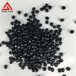 PE PP 40% CaCO3 karbon hitam masterbatch pengisi bahan daur ulang untuk ditiup film pipa