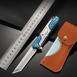 Cuchillo Plegable de Acero Inoxidable de Grado Industrial TIANYI, Cuchillo Multiusos de Alta Dureza para Supervivencia, Campismo y Defensa Personal - Product Image 2