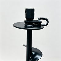 Ancrage de sol en spirale robuste, vis de fixation pour tente, camping-car, caravane, stabilisation d'abri extérieur