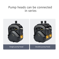 JIHPUMP 110v 220v 230v Pompe péristaltique 353Yx/JLT Yz35 10L/min Vitesse de dosage de liquide Pompe rotative pour le traitement des eaux usées