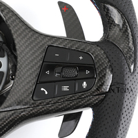 Volant en cuir semi-perforé en fibre de carbone personnalisé pour BMW X5 G20 G29 G05 G01 G06 G38 G30 M3 M4 M5 F90 E90