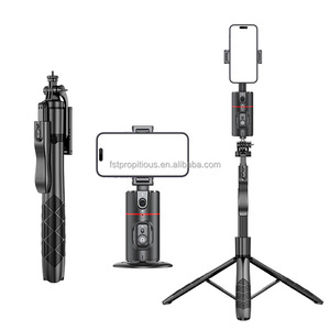 P02 KI-Überwachung Gimbal faltbares Smartphone Rotation Gimbal Handy Videoaufnahme Desktop-Überwachung Vlog-Stabilisator für iPhone 15 - Product Image 1