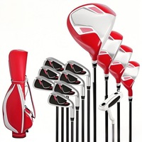 Ensemble de clubs de Golf forgés personnalisés de haute qualité complet gaucher fraisé Graphite et arbre en acier tête de putter universelle fers de Golf hommes