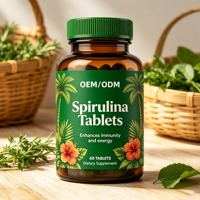 Comprimés de Spiruline OEM/ODM : Compléments Végétaliens pour Renforcer l'Immunité, Antioxydants, Détox et Santé Intestinale