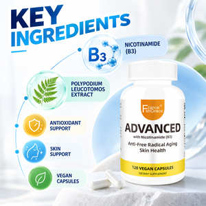 Suplemento Nutracéutico Shecome Advanced para la Salud de la Piel con Nicotinamida Antioxidante, 120 Cápsulas - Product Image 3