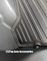 Tapis de coffre de voiture 5D TPE pour Bz4x/Land Cruiser 2023-2024 Antidérapant Luxe Tapis de coffre arrière 2 mm d'épaisseur