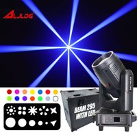 Projecteur LED mobile RGBW 295W DMX512 avec bande LED Sharpy 14R, faisceau de scène Gobo pour éclairage de scène de boîte de nuit, fête, événement, bar, DJ