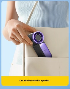 Ventilador de <span class=keywords><strong>Mano</strong></span> Portátil Recargable USB, Mini Turbo, con Gran Potencia, para Uso en Viajes al Aire Libre - Product Image 2